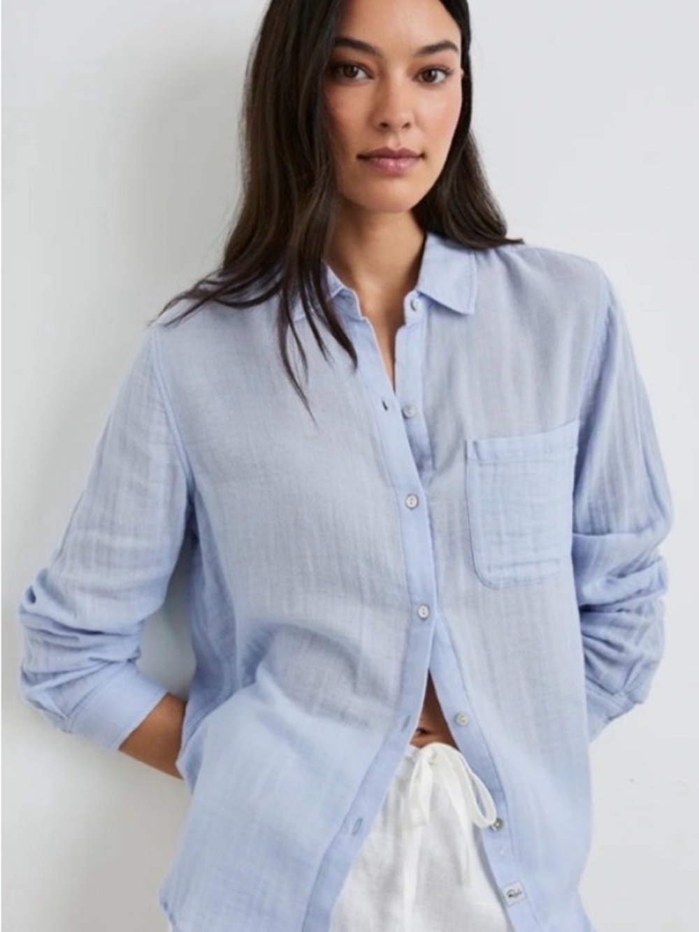 Rails Ellis Button-Down Shirt in Bluebell